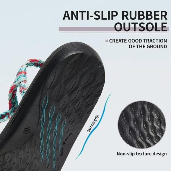 MEGNYA Women's Comfortable Walking Sandals with Arch Support size 7- New - Picture 6 of 9